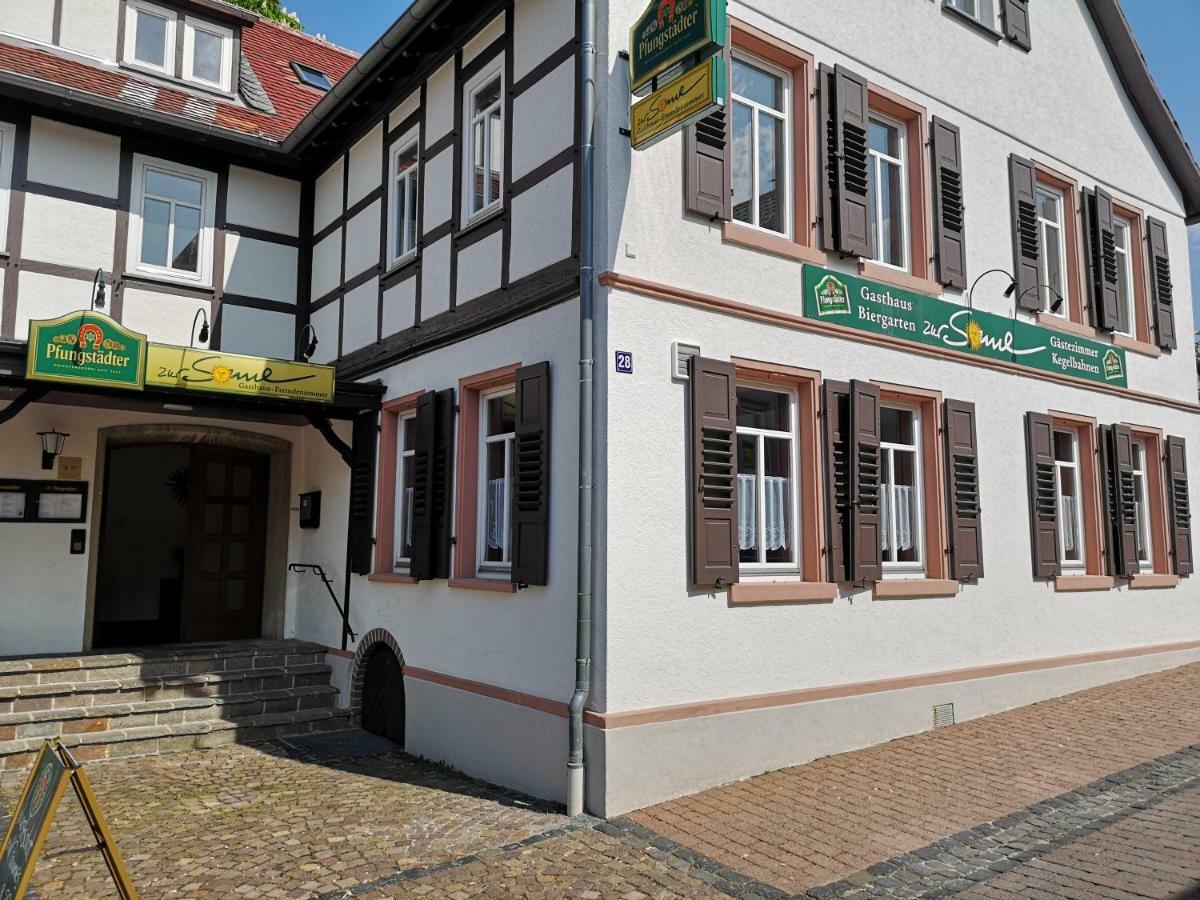 Zur Sonne Otel Alsbach-Hähnlein Dış mekan fotoğraf